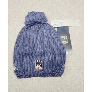 Kappa 6Cento Flock 3 Team US Ski and Snowboard Pom Beanie Hat Fleece Lined Cap